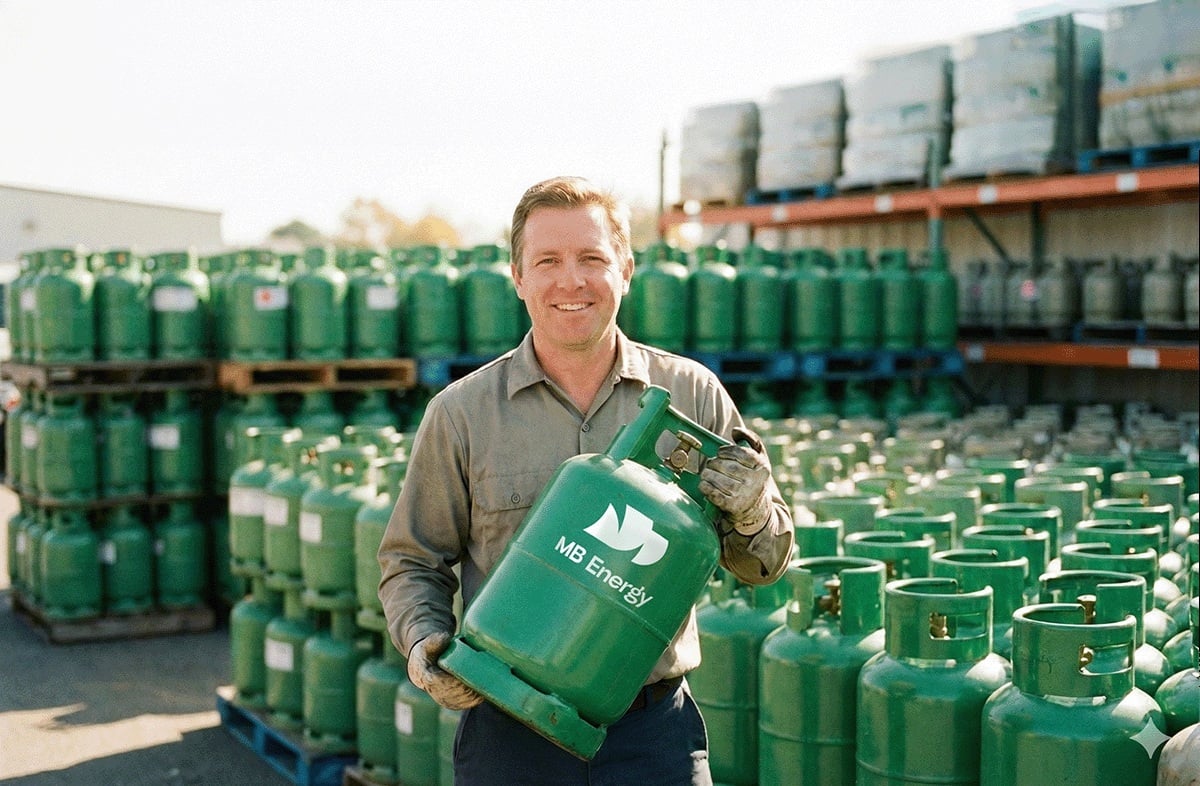 Flaschengas für Camping, Gewerbe, Grillen