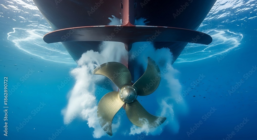 Ship's propeller - Adobe file no. 1862890722